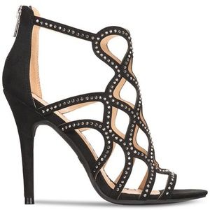 Caged Dress Sandal Heels